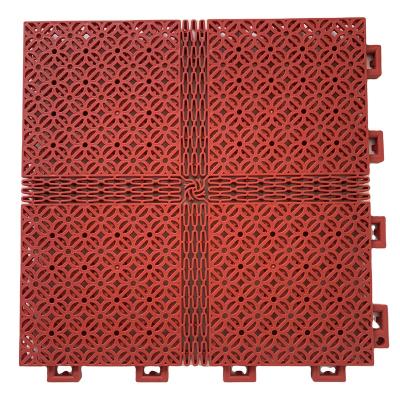 China Modern High Quality Basketball Sports Court Flooring Outdoor Plastic Basketball Courts Tiling Foor Mat for sale