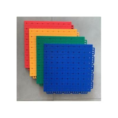 China Modern Cheap Factory Price Outside Basketball Courts Tile Floor Rubber Plastic Mat for sale