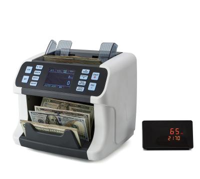 China Distinctive High Quality Smart Note Counter Front Loading Mix Currency Value Machine Boarding and Handling - 27C for sale