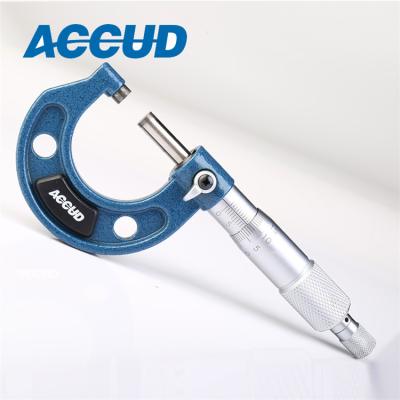 China Stainless Steel ACCUD Outside Micrometer Digital Thickness Measuring Tool for sale