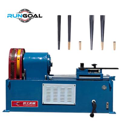 China Building Material Shops Automatic Manual Metal Stainless Steel Taper Pipe Tube Round End Reducing Machine for sale