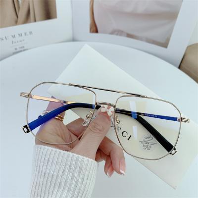 China 2022 Newest Best Quality Fashionable Metal Glasses Frames Blue Light Blocking Computer Glasses Hot IP CE WK0942 for sale