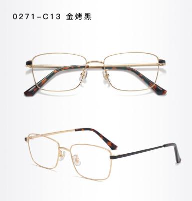 China Latest Italy design fashion unisex optical glasses montura de gafas metal glass frame eyewear for sale