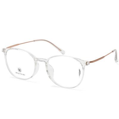 China 2021 Newest Fashionable Anti Blue Light Glass Titanium Blue Light Optical Frames Blocking Glasses WKM8001 for sale