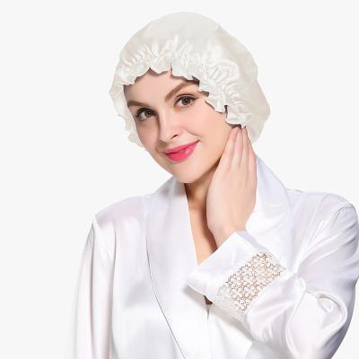 China Protect Hair Satin 19mm Band Double Layer Luxury Silk Turban-Elastic Designer Headbands And Cowls for sale