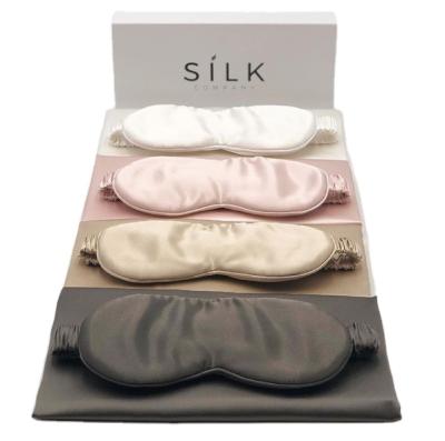 China Wholesale white marble momme silk eye mask 22 pure silk mulberry anti dust mite 22mm eye mask set for sale