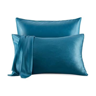 China Europe Mulberry Silk Anti-Static Soft Light Weight Pillow Case Set 100% Pure Satin Silk Pillowcase for sale