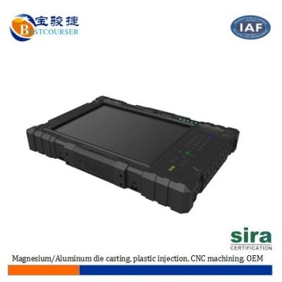 China Outdoor Rugged Magnesium Alloy OEM / ODM Military Laptop Housing Computer Case for sale