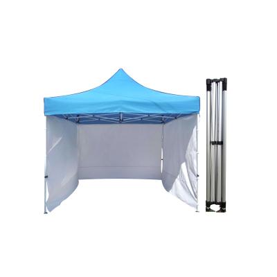 China 300D Custom Logo 3x3 Folding Tent Canopy Hexagon Aluminum Folding Tent For Advertising for sale