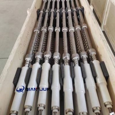 China Inudustrial heating spiral heating elements wire Resistance for tempered glass furnace for sale