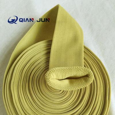 China Lightweight Kevlar Sleeves For Flexible Movement Yellow Conforms To ANSI And EN388 Standards for sale