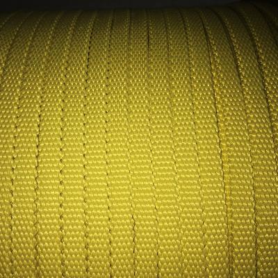 China 12*3mm High Temperature Resistant 100% Yard Fire Retardant Kevlar Aramid Rope for sale