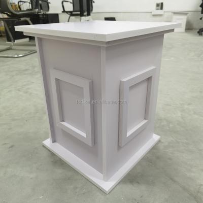 China Durable Amazing Design Display Show Dessert Table Set Acrylic Square Pedestal For Birthday Party Event Wedding for sale