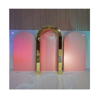 China Fashionable Tough Wedding Stage Design Birthday Party Backdrop Decorations 360*240cm for sale