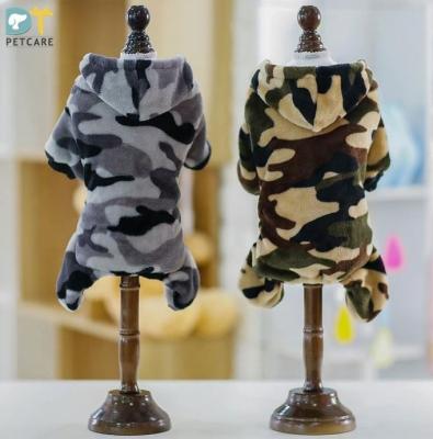 China New fall and winter pet camouflage stocked sweater for sale