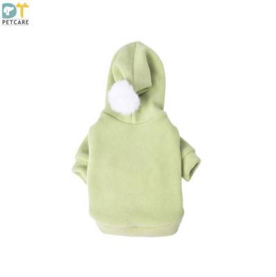 China Pet Clothes Dog Clothes Puppy Stocked Hooded Biped Sweater for sale