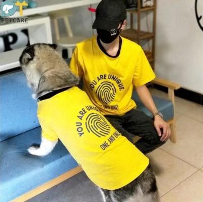 China Stored Audel T-shirt Section Pet Parent-Child Dog Breathable Thin Clothes for sale