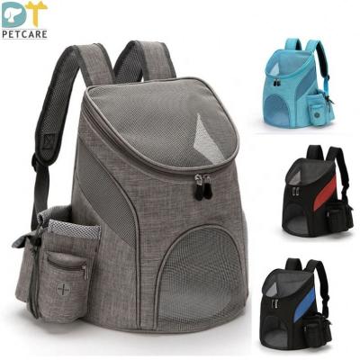 China New Portable Travel Dog Stored Mesh Breathable Foldable Pet Backpack for sale