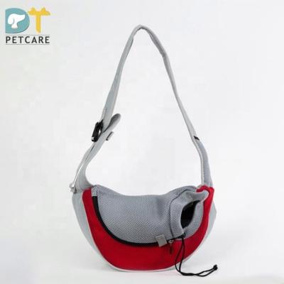 China Stored New Diagonal Shoulder Bag Cat Take Out Portable Breathable Mesh Pet Backpack for sale