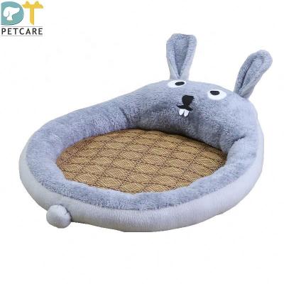 China Hot Selling Non-deformable Round Breathable Four Seasons Plush Usable Mat Dog Cat Washable Open Sleeping Mat for sale