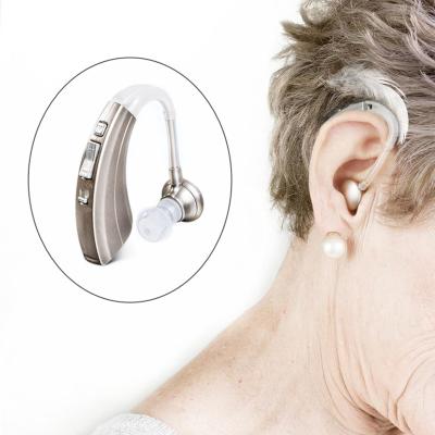 China Super Clear Sound Portable Hearing Aid Adjustable Mini  Ear Hearing Amplifier With Battery For The Deaf Elderly for sale