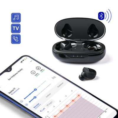 China Super Clear Sound 16 Channel Hearing Aids Rechargeable In-the-Ear Deaf Bluetooth Sound Amplifier for Elderly Adult for sale