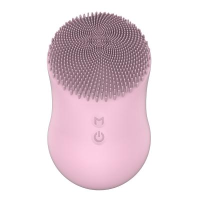 China Six-speed rotary vibration instrument electric silicone DEEP CLEANING facial cleansing brush for sale