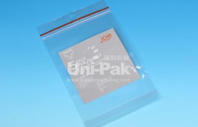 China OPP / CPP Clear Plastic Zipper Bags Reclosable For Garment , Moisture Proof for sale