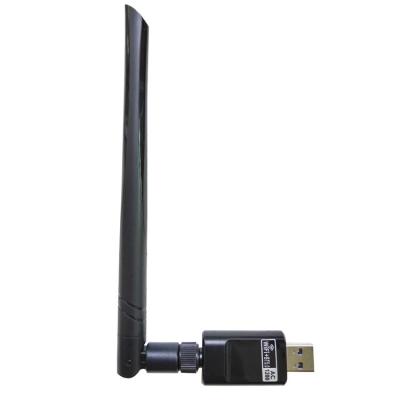 China Wifi 1200M+BT5.0 5.0 Dual Band 2.4G / 5.8G Dual Band Wifi USB Adapter Dongle AC 1200M BT for sale