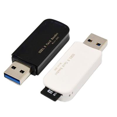 China ABS Micro Micro USB 3.0 Card Reader Support SDXC SD TF TF Card Reader for sale