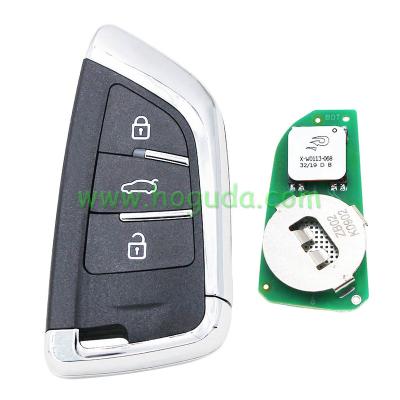 China KEYDIY Remote Key 3 Button ZB Smart Key For KD900 URG200 KD-X2 Car Replacement Key HRM-ZB01B for sale