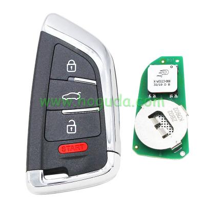 China KEYDIY Remote Key 4 Button ZB Smart Key For KD900 URG200 KD-X2 HRM-ZB01A for sale