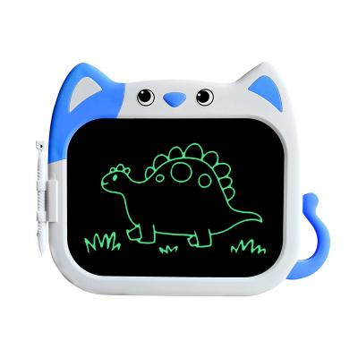 China Hot Selling High Luminous SUPERBOARD Supermarket 10 Inch High Luminous Cartoon Cat LCD Display Doodle Drawing Writing Tablet Board Maker for sale