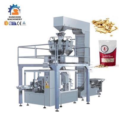 China Food Ginseng Automatic Herbal Slices Granular Multifunctional Doypack Packing Machine for sale