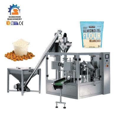 China High Speed ​​Automatic Food Zipper Premade Bag Filling Doypack Packing Machine For Almond Flour for sale