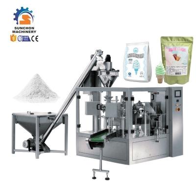 China Food Doypack Powder Packaging Machine Automatic Ice Cream Powder Pouch Packing Machines Price for sale