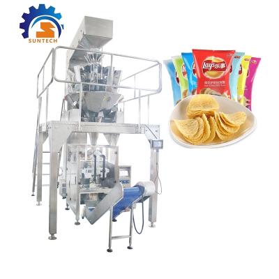 China Full Automatic Food Snack Small Chips / Cookie / Nuts / Food Candy Puffed Packing Machine for sale