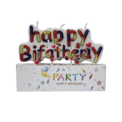 China Birthday candle factory wholesale creative border fashion for kids party adult birthday cake decoration letter candle for sale