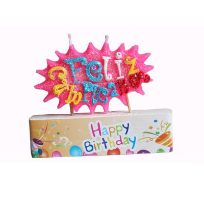 China Colorful Crazy Paraffin Wax Novelty Party Candle Birthday for sale