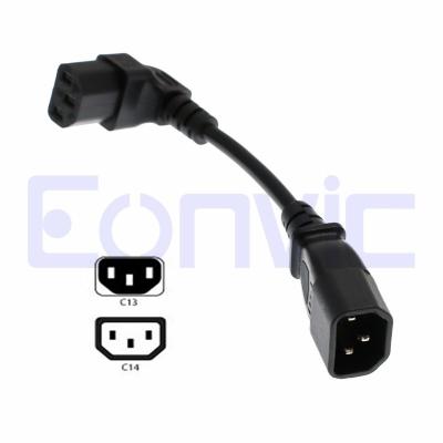 China Home Appliance IEC 320 Power Extension C14 To C13 Connector Power Cable for sale