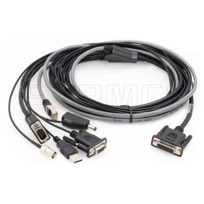 China 60789-00 (77070-00) DB26 to DC Plug BNC DB9F DB9M USB RJ45M Multi-Function Data Power Cable for Trimble SPS Series GNSS Db26-Multi Receiver for sale