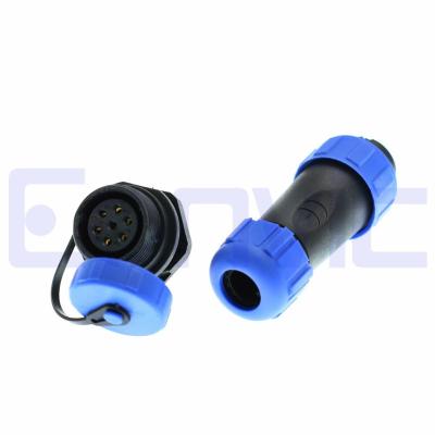 China Weipu 7 Pin SP1710 SP1711 SP1712 Waterproof Automotive Plastic Cable Connector for sale