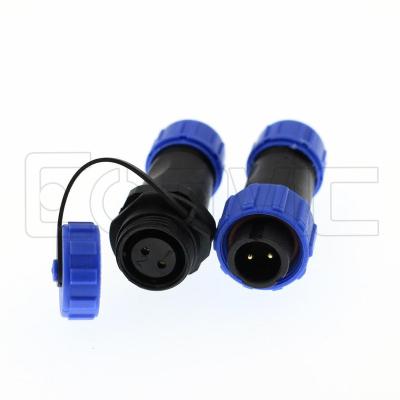 China SP13 Automotive IP68 2 3 4 5 6 7 Pin Male Female Auto Power Cable Plug Connector Quick Disconnect Marine Waterproof for sale