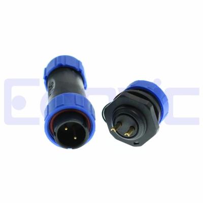 China SP13 IP68 Automotive Plastic Outdoor Aviation Quick Connector Cable Socket Panel Mount Chassis Electrical Waterproof Socket for sale