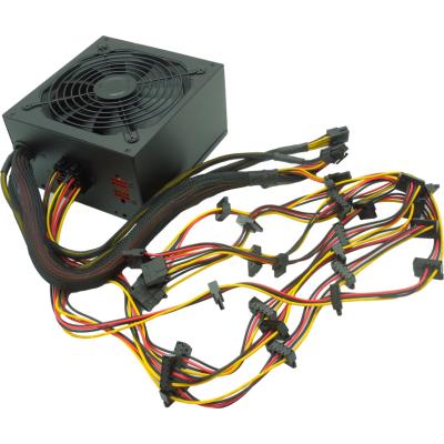 China Standard Desktop Computer Power Mute 700W 800W ATX Power Supply Supports 24 SATA Ports for sale