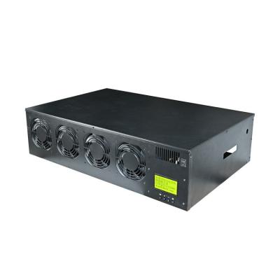 China With Fan 8 Card Industrial Server Computer Case Supports 8gpu Quasi System Platform AI Intelligent Display for sale