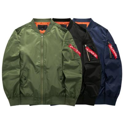 China Wholesale Custom Plain Mens Bomber Jacket Mens MA1 Man Breathable Winter Jackets And Coats for sale