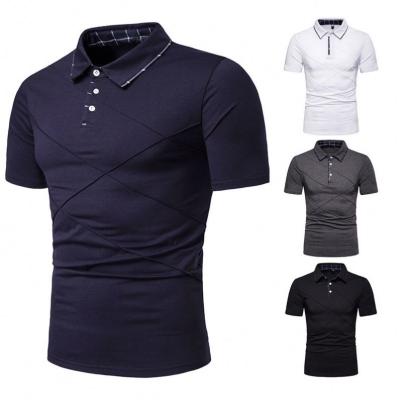 China OEM Popular Casual Empty Cotton Men's Short Sleeve Anti-pilling Pique Breathable Garment Top Brands for sale