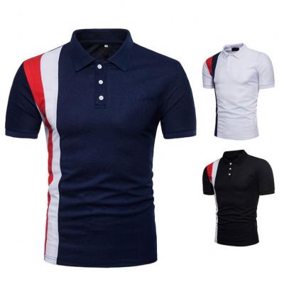 China Anti-pilling custom logo printed short sleeve fashion embroidered 100% cotton golf men's polo t-shirts for sale