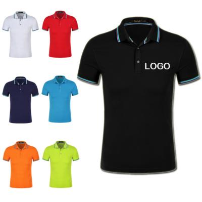 China Custom logo printing Shenzhen top quality round neck men's polo T-shirt breathable sports shirts unisex for sale